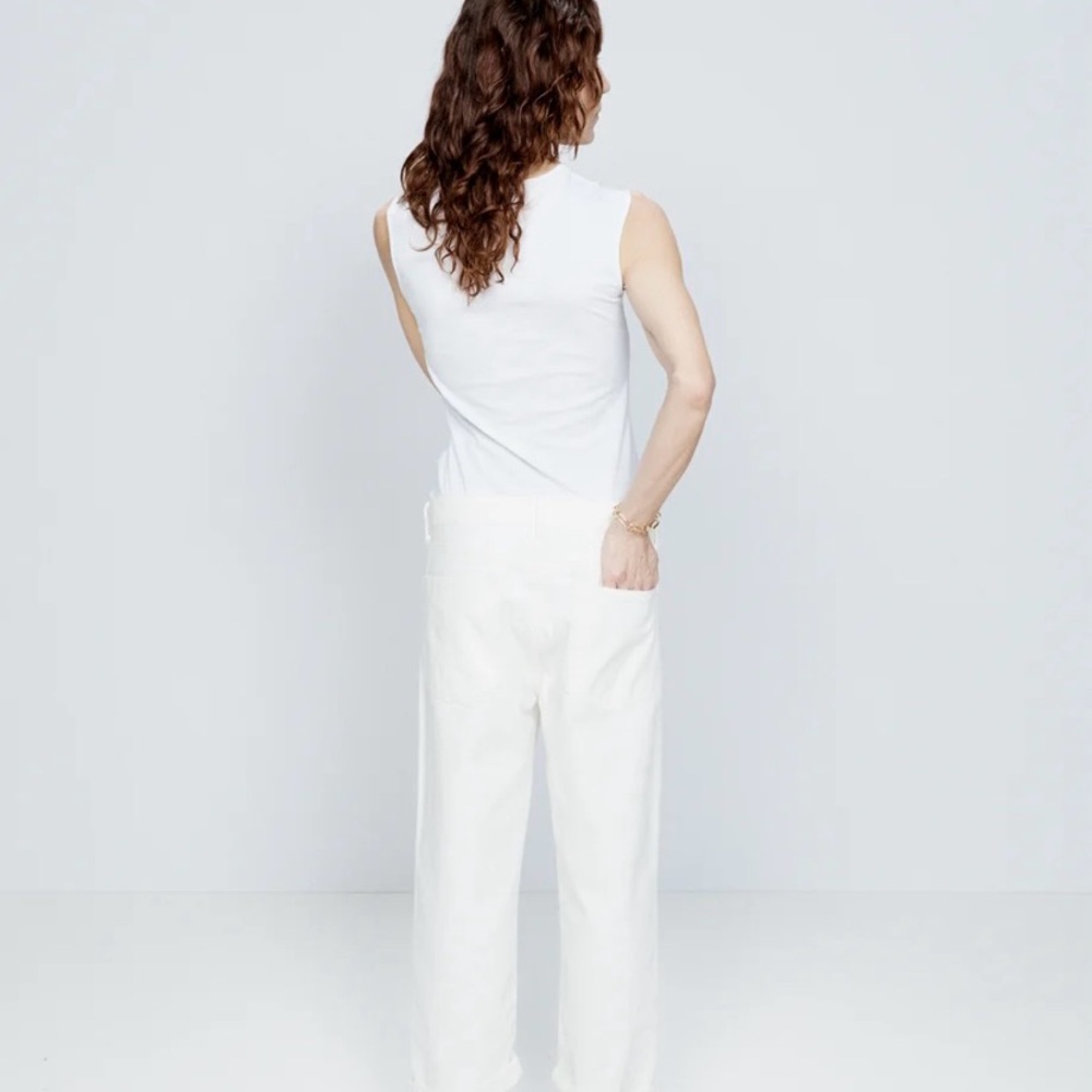 Raey Women's White Jeans - Picture 3 of 5